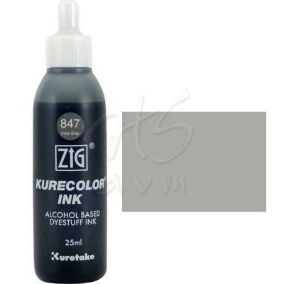 Zig Kurecolor Refill Ink Mürekkep 847 Slate Gray 25ml