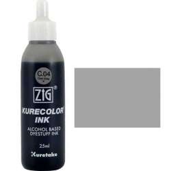 Zig - Zig Kurecolor Refill Ink Mürekkep C04 Cool Gray 4 25ml