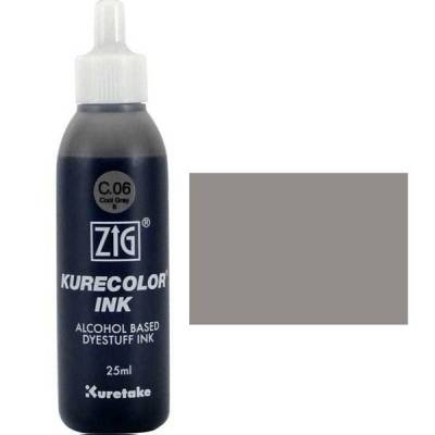 Zig Kurecolor Refill Ink Mürekkep C06 Cool Gray 6 25ml
