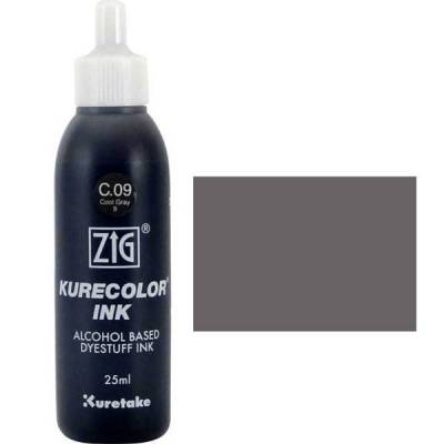 Zig Kurecolor Refill Ink Mürekkep C09 Cool Gray 9 25ml