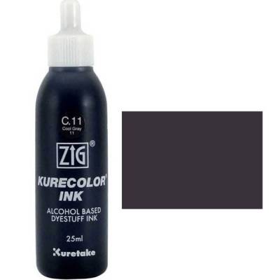 Zig Kurecolor Refill Ink Mürekkep C11 Cool Gray 11 25ml