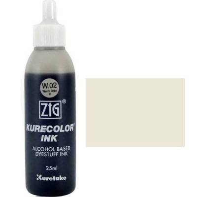 Zig Kurecolor Refill Ink Mürekkep W02 Warm Gray 2 25ml