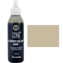 Zig - Zig Kurecolor Refill Ink Mürekkep W04 Warm Gray 4 25ml
