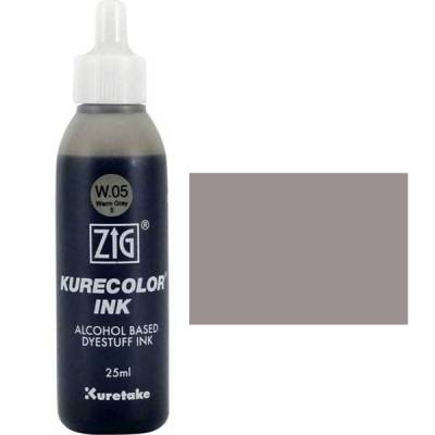 Zig Kurecolor Refill Ink Mürekkep W05 Warm Gray 5 25ml