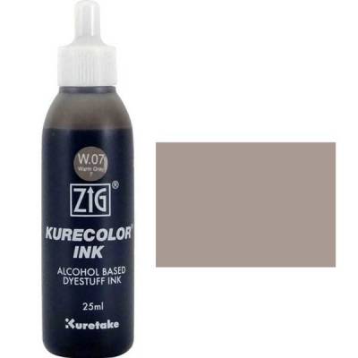 Zig Kurecolor Refill Ink Mürekkep W07 Warm Gray 7 25ml