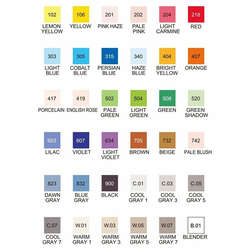 Zig Kurecolor Twin Karışık Renkler 36lı Marker Set - 4