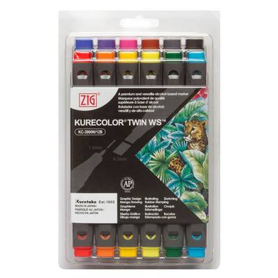 Zig Kurecolor Twin WS Marker KC3000N 12li Set 12B1