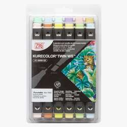 Zig - Zig Kurecolor Twin WS Marker KC3000N 12li Set 12B5 Pale Colors