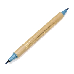 Zig - Zig Metalik Çift Uçlu Kaligrafi Kalemi 2mm & 3.5mm-Blue