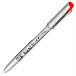 Zig - Zig Millennium Teknik Çizim Kalemi 0.05mm Kırmızı