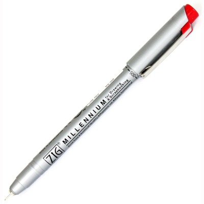Zig Millennium Teknik Çizim Kalemi 0.05mm Kırmızı