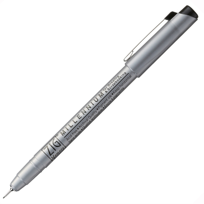 Zig Millennium Teknik Çizim Kalemi 0.1mm Siyah