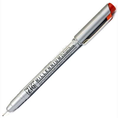 Zig Millennium Teknik Çizim Kalemi 0.2mm Kahverengi