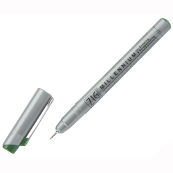 Zig - Zig Millennium Teknik Çizim Kalemi 0.3mm Yeşil