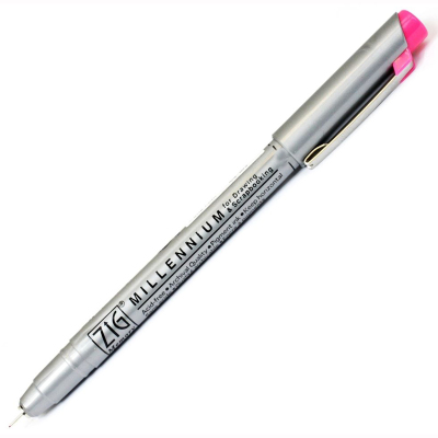 Zig Millennium Teknik Çizim Kalemi 0.3mm Pembe