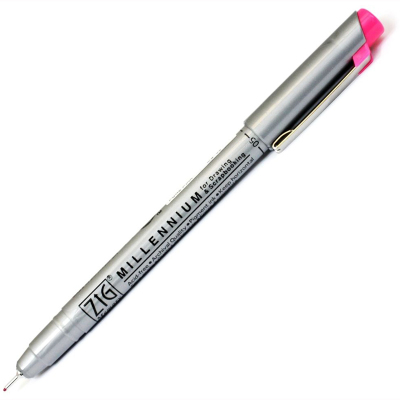 Zig Millennium Teknik Çizim Kalemi 0.5mm Pembe