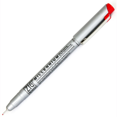Zig Millennium Teknik Çizim Kalemi 0.5mm Kırmızı