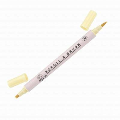 Zig Scroll Brush Çift Çizgi-Fırça Uç Kaligrafi Kalem-Butter