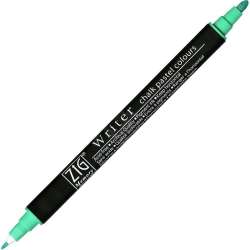 Zig - Zig Writer Chalk Pastel Colours Çift Uçlu Marker Kalem 0.5mm & 1.2mm Green