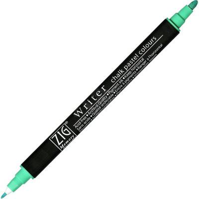 Zig Writer Chalk Pastel Colours Çift Uçlu Marker Kalem 0.5mm & 1.2mm Green
