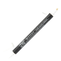 Zig - Zig Writer Chalk Pastel Çift Uçlu Marker Kalem 0.5mm&1.2mm White