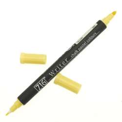 Zig - Zig Writer Chalk Pastel Colours Çift Uçlu Marker Kalem 0.5mm & 1.2mm Yellow