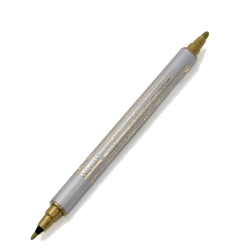 Zig - Zig Writer Metallic Colours Çift Uçlu Marker Kalem 101 Gold