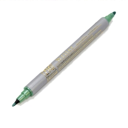 Zig - Zig Writer Metallic Colours Çift Uçlu Marker Kalem 121 Green