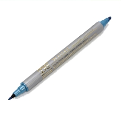 Zig - Zig Writer Metallic Colours Çift Uçlu Marker Kalem 125 Blue