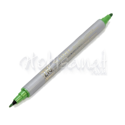 Zig Writer Metallic Colours Çift Uçlu Marker Kalem 128 Light Green